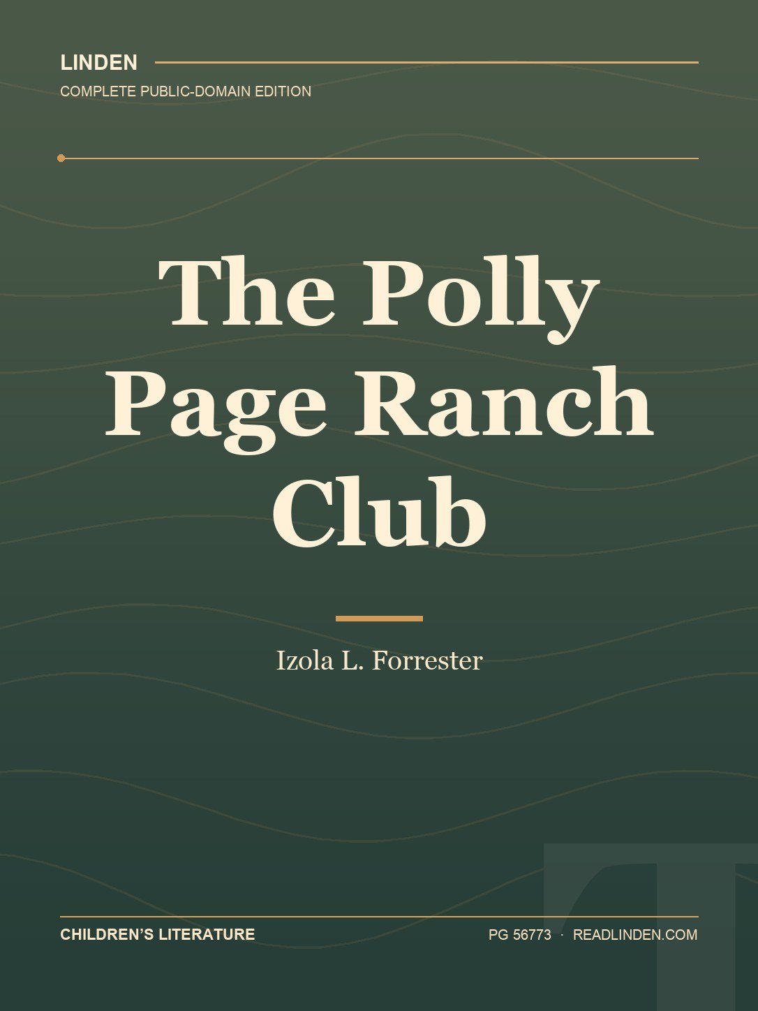Cover of The Polly Page Ranch Club