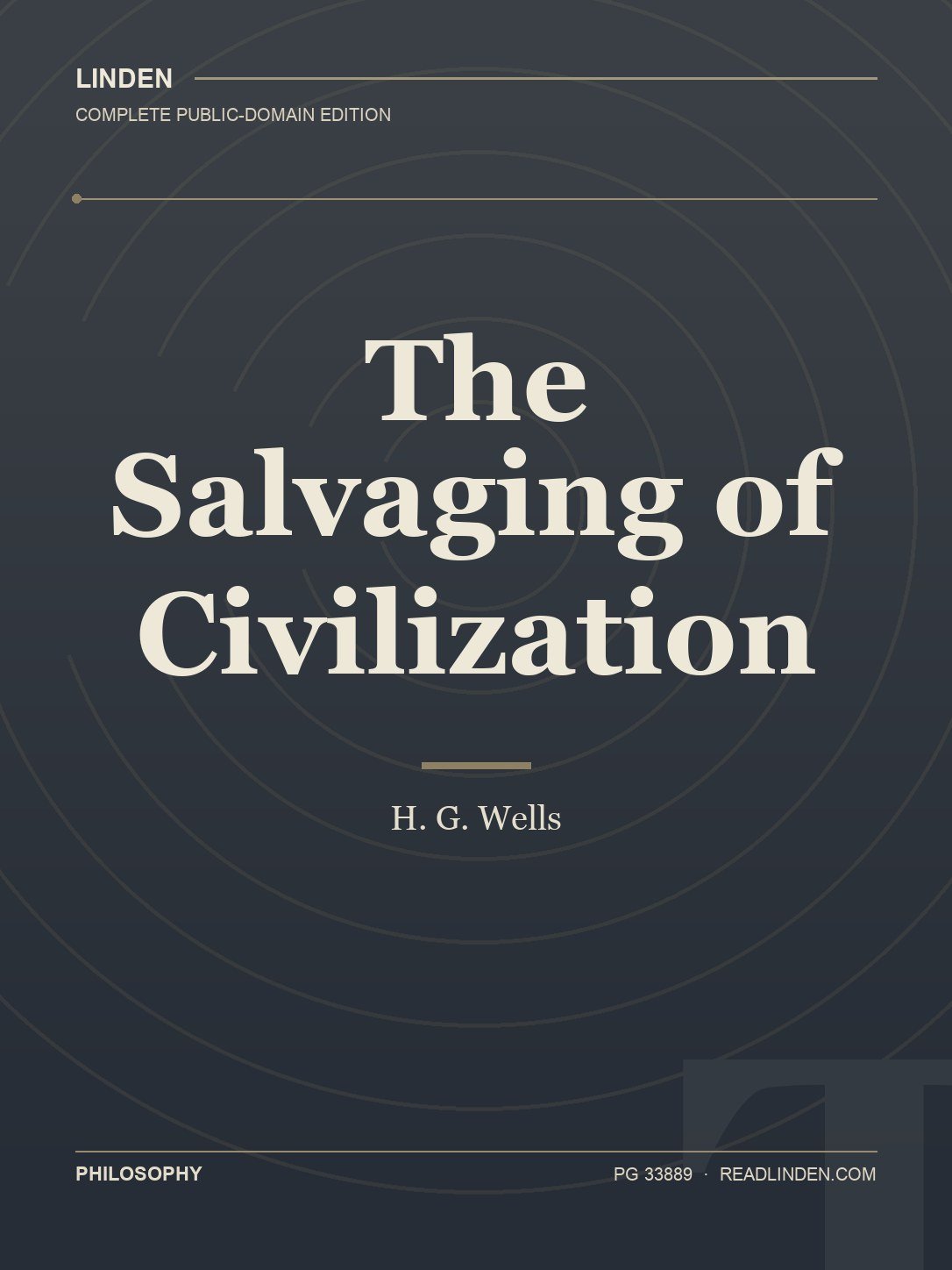 Cover of The Salvaging of Civilization
