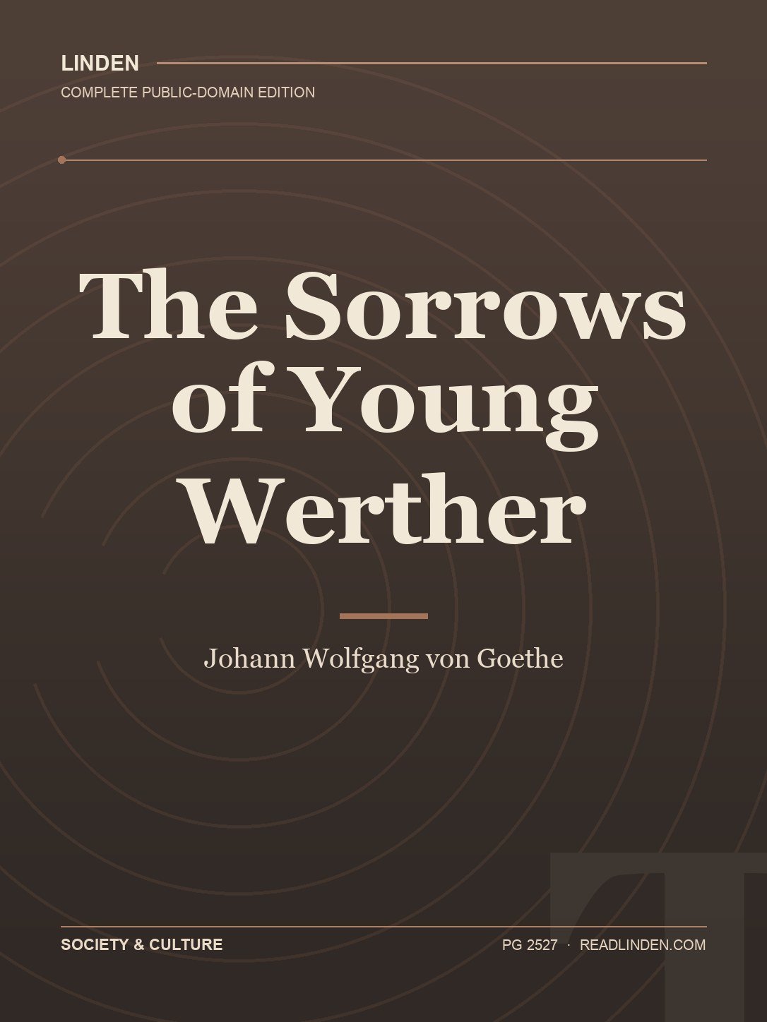 Cover of The Sorrows of Young Werther