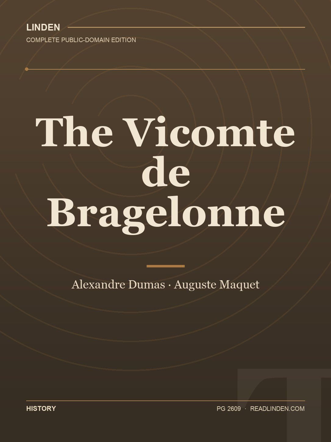 Cover of The Vicomte de Bragelonne