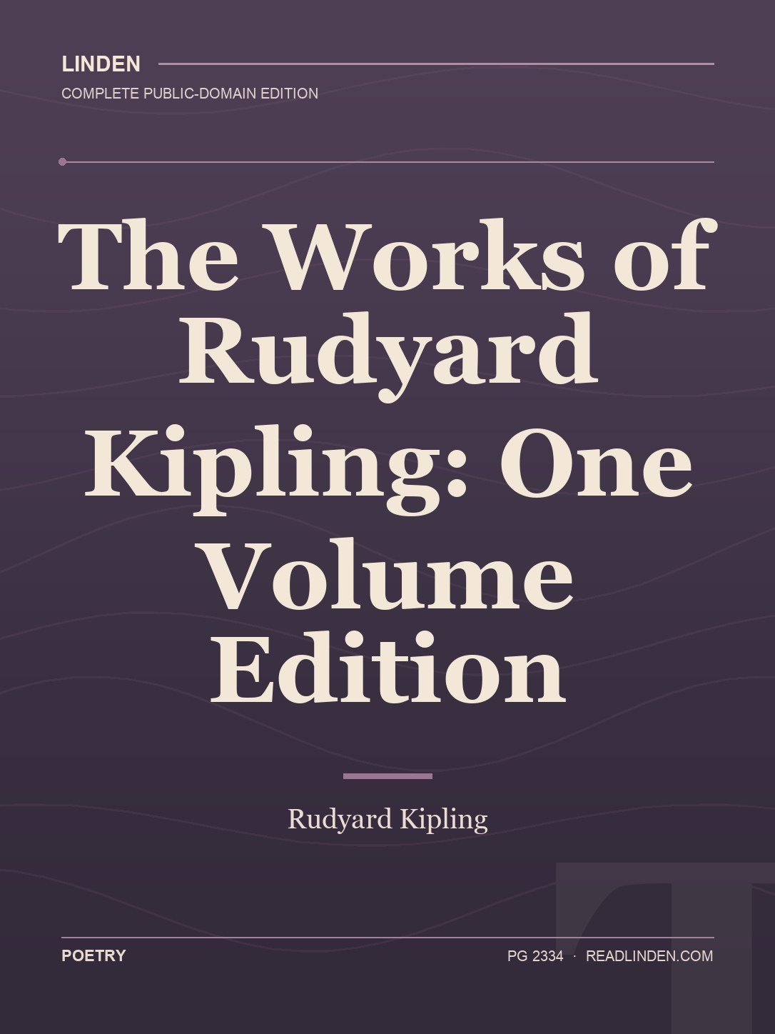 Cover of The Works of Rudyard Kipling: One Volume Edition
