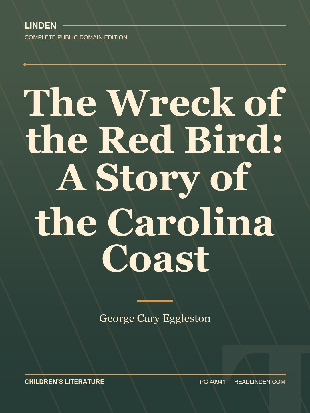Cover of The Wreck of the Red Bird: A Story of the Carolina Coast