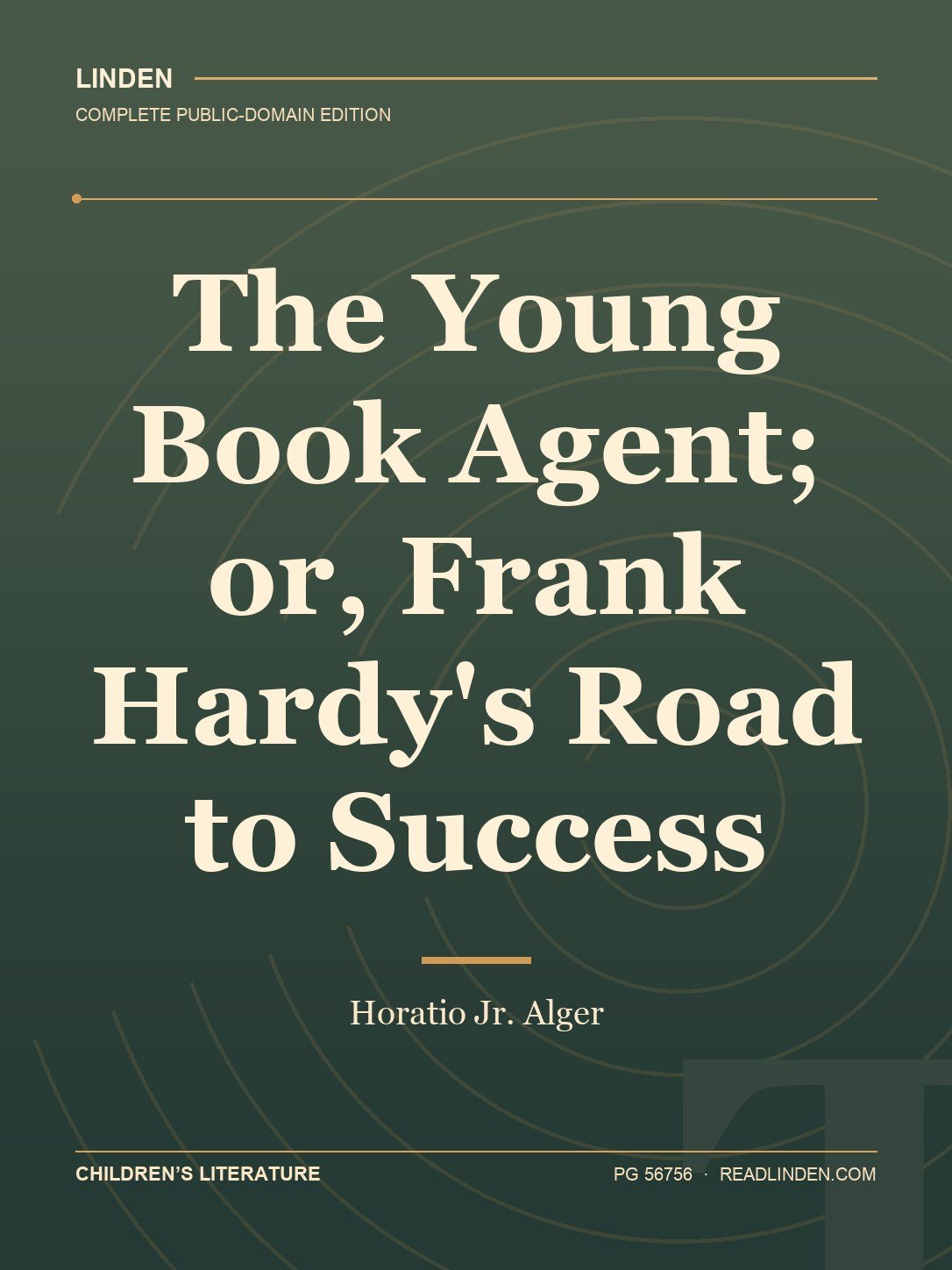 Cover of The Young Book Agent; or, Frank Hardy's Road to Success