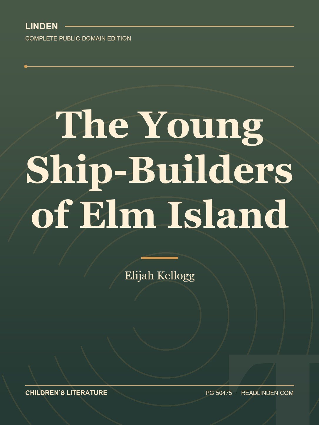 Cover of The Young Ship-Builders of Elm Island