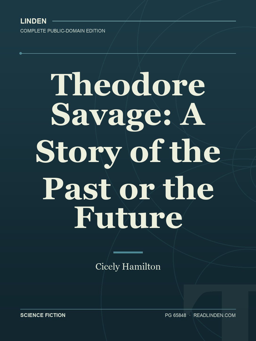 Cover of Theodore Savage: A Story of the Past or the Future