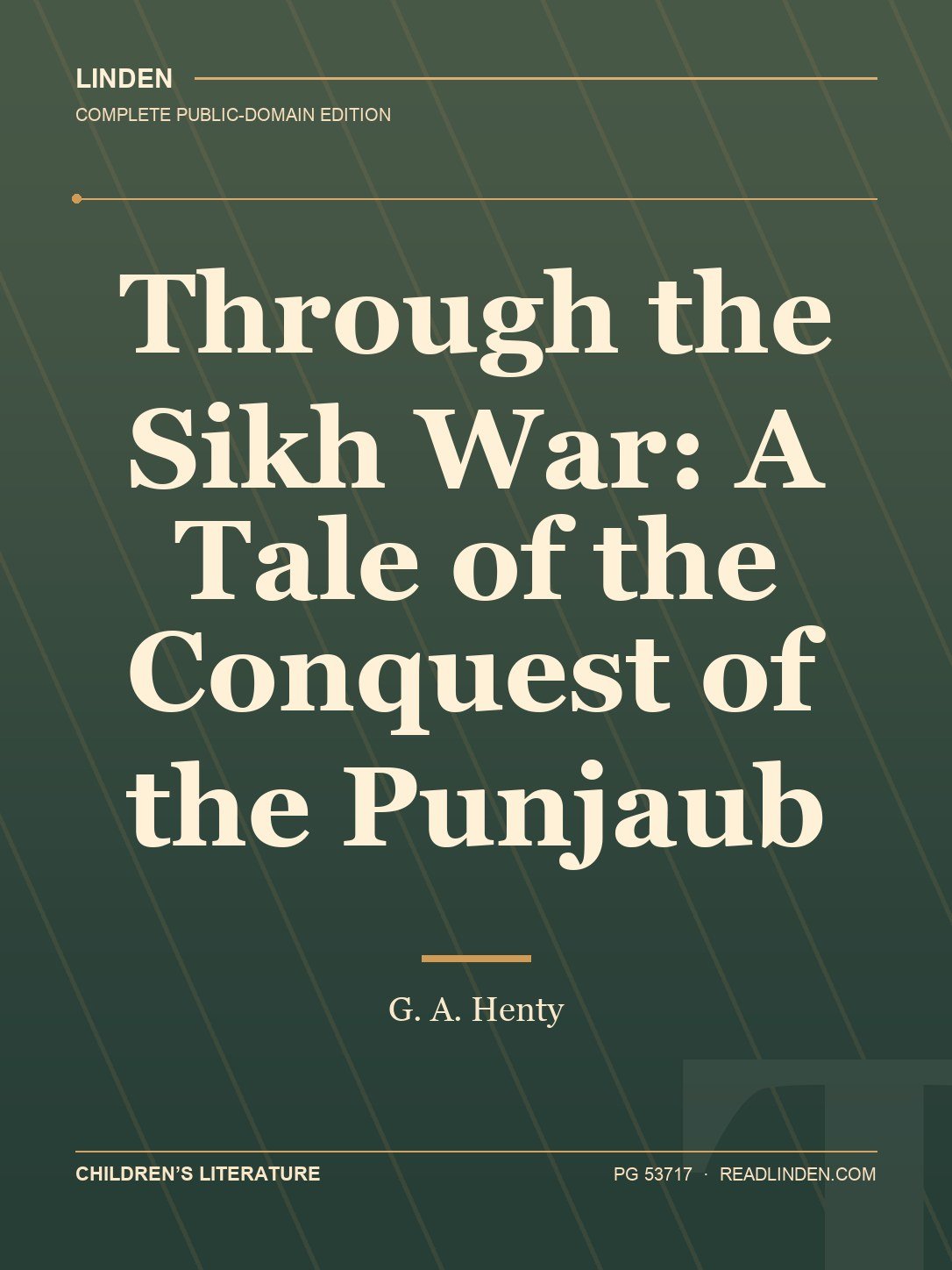 Cover of Through the Sikh War: A Tale of the Conquest of the Punjaub