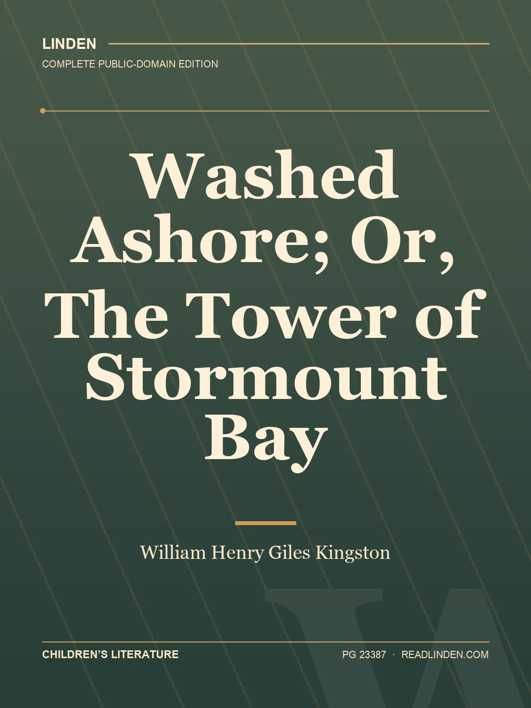 Cover of Washed Ashore; Or, The Tower of Stormount Bay