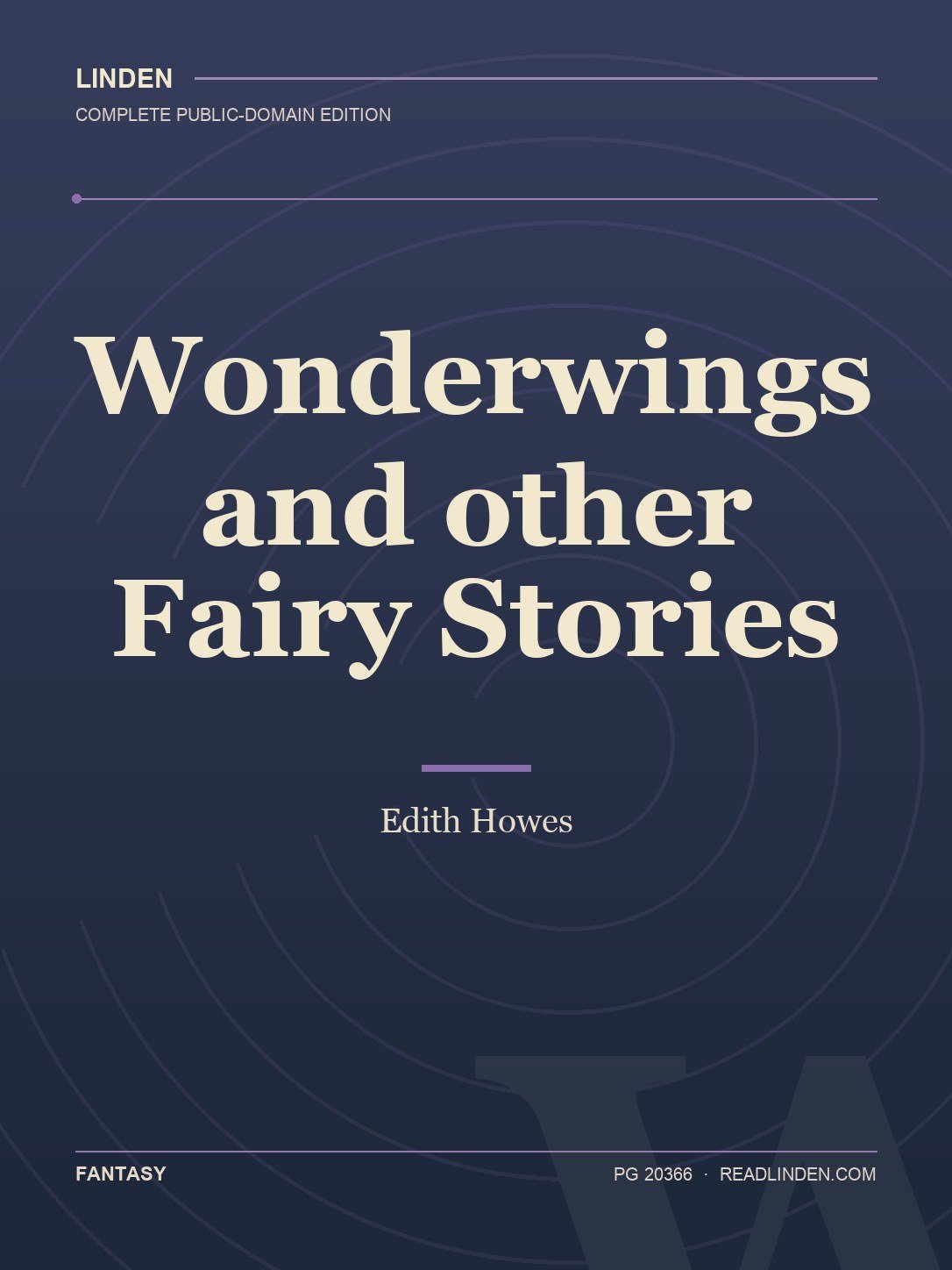 Cover of Wonderwings and other Fairy Stories